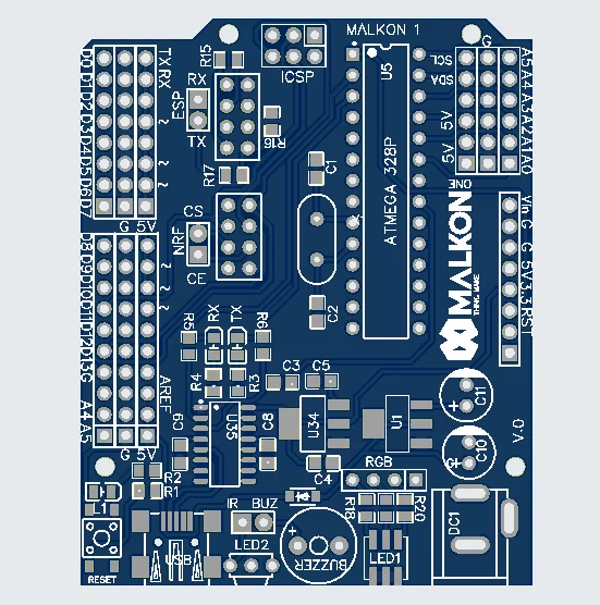 Printed circuit board design example